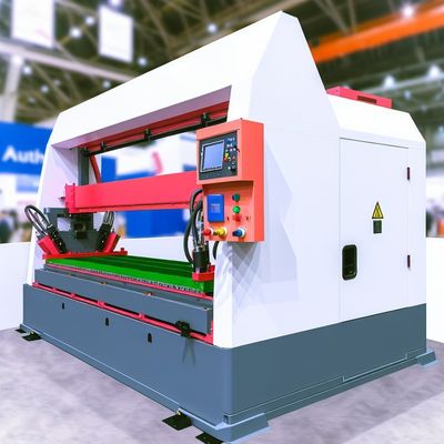 Máy hàn và ép mối kim loại hai bàn tự động