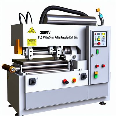 380V 2.3KW PLC hàn sợi Rolling Press cho bồn rửa nhà bếp