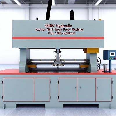 Máy ép mối hàn bồn rửa chén thủy lực 380V 1800x1000x2100mm