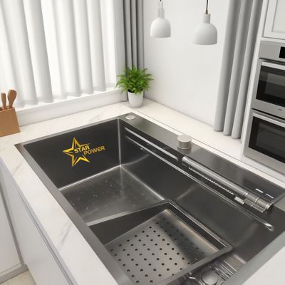 Giá tốt Phòng bồn rửa nhà bếp hồng thép không gỉ Phòng ngăn bồn rửa nhà bếp 11kg Capacity Load trực tuyến