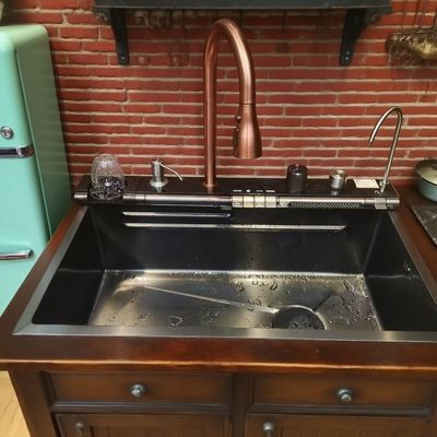 Giá tốt Undermount & Top Mount tương thích Thép không gỉ 2 bát bồn rửa nhà bếp 11kg Capacity trực tuyến