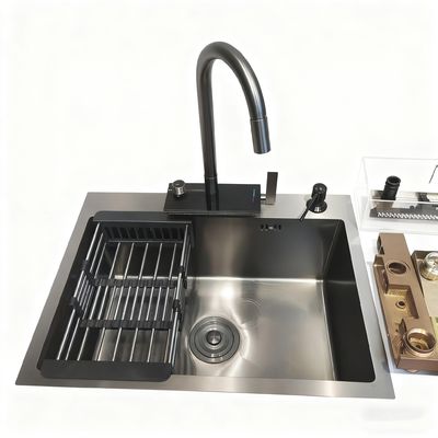 Premium Stainless Steel bồn rửa nhà bếp với cao - Arc vòi