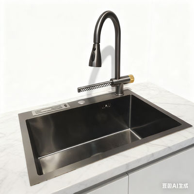 ProDeep 9-Inch Depth Extra-Deep Basin Stainless Steel Sink với bọt làm giảm âm thanh