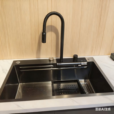 ProDeep 9-Inch Depth Extra-Deep Basin Stainless Steel Sink với bọt làm giảm âm thanh