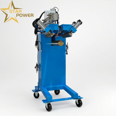 4-Corner Seamless Corner Rounding Welder with Adjustable Radius R1-R10mm for Stainless Steel Door & Window Frames Featuring Synchronous Welding and Seamless Joints