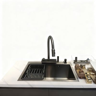 Giá tốt CNC hoàn thành tay đánh bóng loại thực phẩm 304 thép không gỉ bồn rửa nhà bếp đĩa đơn với tấm dày trực tuyến