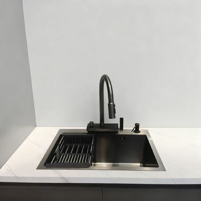 Giá tốt Chiếc bồn rửa nhà bếp bằng thép không gỉ 316 sang trọng với độ sâu 250-300mm và tấm dày 1,8-2,0mm trực tuyến