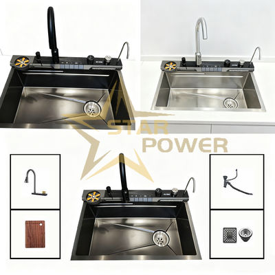 Sản xuất thủ công đặc đặc 4.0mm 304/316 thép không gỉ Custom bồn rửa nhà bếp