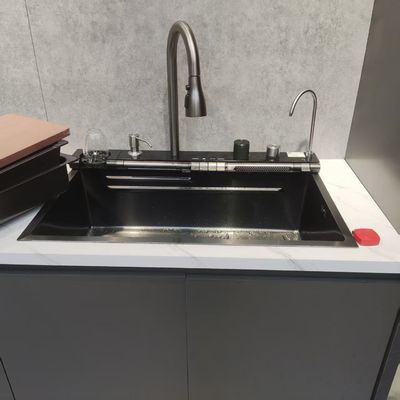 Giá tốt Bồn rửa chén bằng thép không gỉ thủ công với đánh bóng điện phân và kháng khuẩn ion bạc cho thực phẩm 304/316 và lòng chậu sâu hơn (≥25cm) trực tuyến