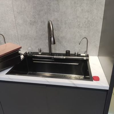 Giá tốt Bồn rửa chén bằng thép không gỉ thủ công với thiết kế lòng chậu sâu được chứng nhận tiệt trùng cấp thực phẩm 304/316 trực tuyến
