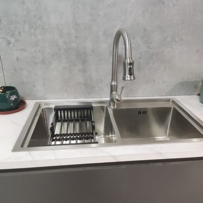 Giá tốt Bồn Rửa Chén Nano Lục Giác Thủ Công Chống Trầy Xước Dễ Lau Chùi Lòng Đơn/Đôi trực tuyến