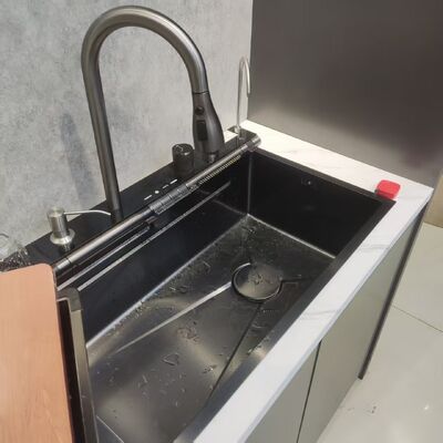 Giá tốt Đồ rửa nhà bếp bằng thép không gỉ cao độ chính xác CNC chống nhiệt 316L với độ sâu 250-300mm và độ dày bảng 1.2-1.5mm trực tuyến