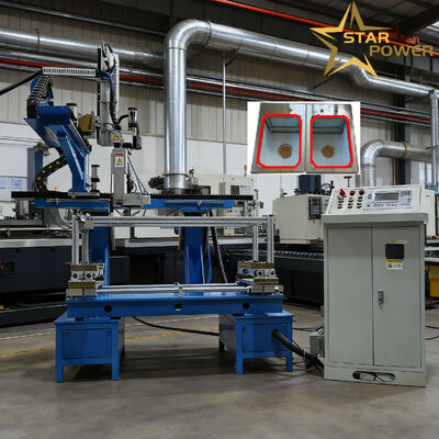 Máy hàn tự động bốn mặt phẳng chống oxy hóa CNC Argon Arc để hàn liền mạch