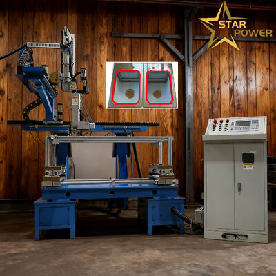 Máy hàn bốn mặt phẳng tự động CNC hiệu suất cao với liên kết đồng bộ 4 trục và điều khiển hợp nhất chính xác cho tấm 0,8-4,0mm