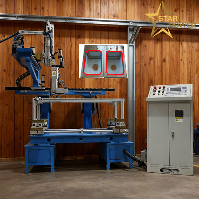 Máy hàn bốn mặt phẳng hiệu quả cao CNC với khởi động một cú nhấp chuột và hàn chính xác cho hình thành kim loại