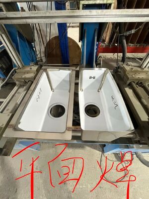 Máy hàn đường thẳng tiên tiến cho sản xuất bồn rửa chén