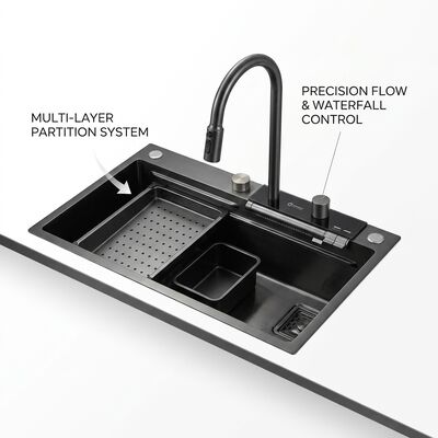 Giá tốt 304 thép không gỉ Double Bowl bếp bồn rửa mặt mờ trên đỉnh-Mount 600mm 9-inch sâu bồn rửa trực tuyến