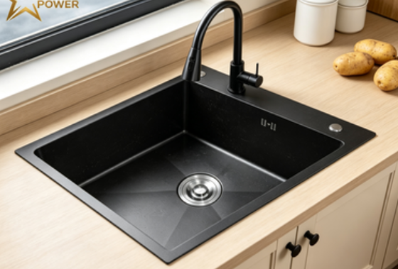 Giá tốt Thợ rửa rửa nhà bếp lớp 304 SS với bề mặt mờ và bồn rửa sâu 250mm trực tuyến