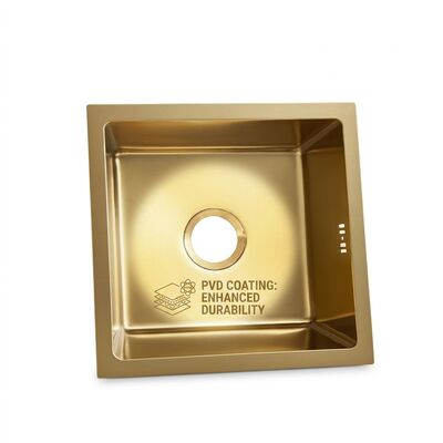 Giá tốt Chậu rửa bát âm bàn làm việc 33 inch, thép không gỉ 304, bồn đơn, lòng sâu 18 gauge trực tuyến