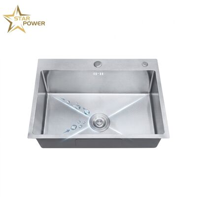 Giá tốt Commercial 32 Inch Undermount Kitchen Sink SUS304 16 Gauge Single Bowl with Drainboard online