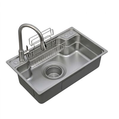 Giá tốt Farmhouse 36 Inch Apron Front Double Bowl Kitchen Sink SUS304 Handmade 16 Gauge online