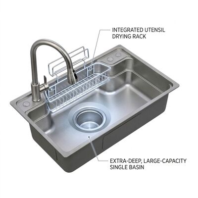 Giá tốt 35 Inch Apron Front Farmhouse Double Bowl Kitchen Sink 16 Gauge Handmade SUS304 online