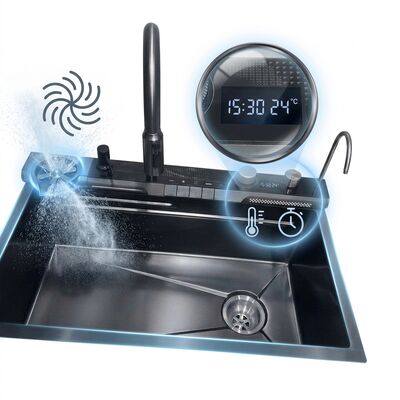 Giá tốt 23 Inch Drop-In Single Bowl Kitchen Sink SUS304 18 Gauge with Faucet Hole trực tuyến