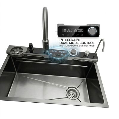 Giá tốt 32 Inch Undermount Double Bowl Kitchen Sink 50/50 SUS304 16 Gauge with Bottom Grids trực tuyến